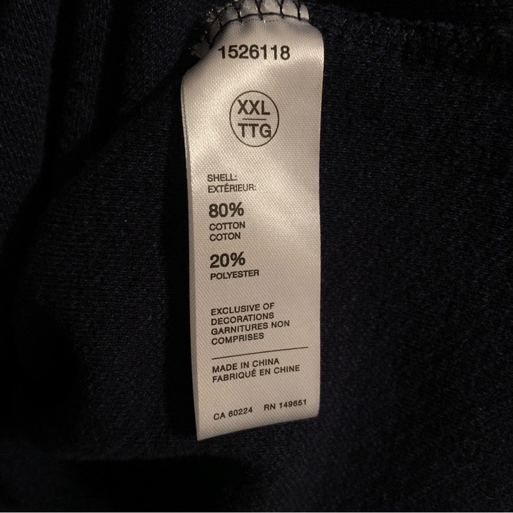 Robert Graham Deep Blue Zip-Up Sweater - Picture 6 of 6